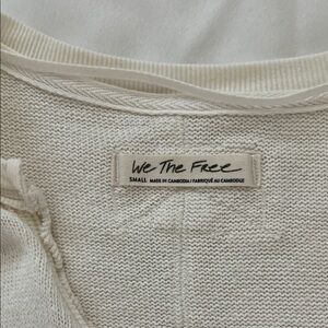 Free People We The Free Split Sweatshirt